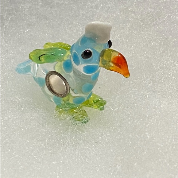 NEW•Murano Glass multicolor Parrot DIY charm - Picture 2 of 5